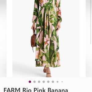 FARM Rio Tropical Long Sleeve Maxi Dress